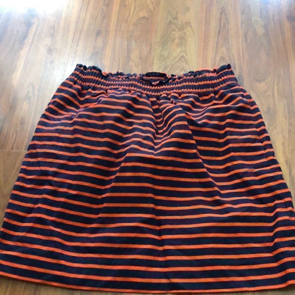 Vintage J.Crew Navy Striped skirt size 8